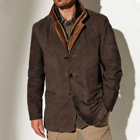 Alessandro Veneti Vintage Suede Coat