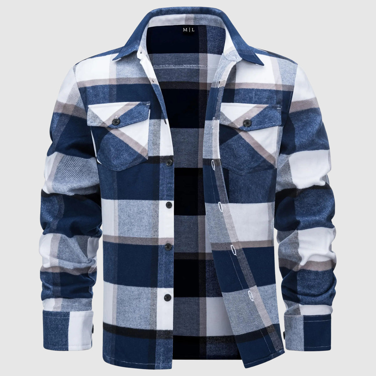 Alessandro Veneti Metro Check Flannel Shirt