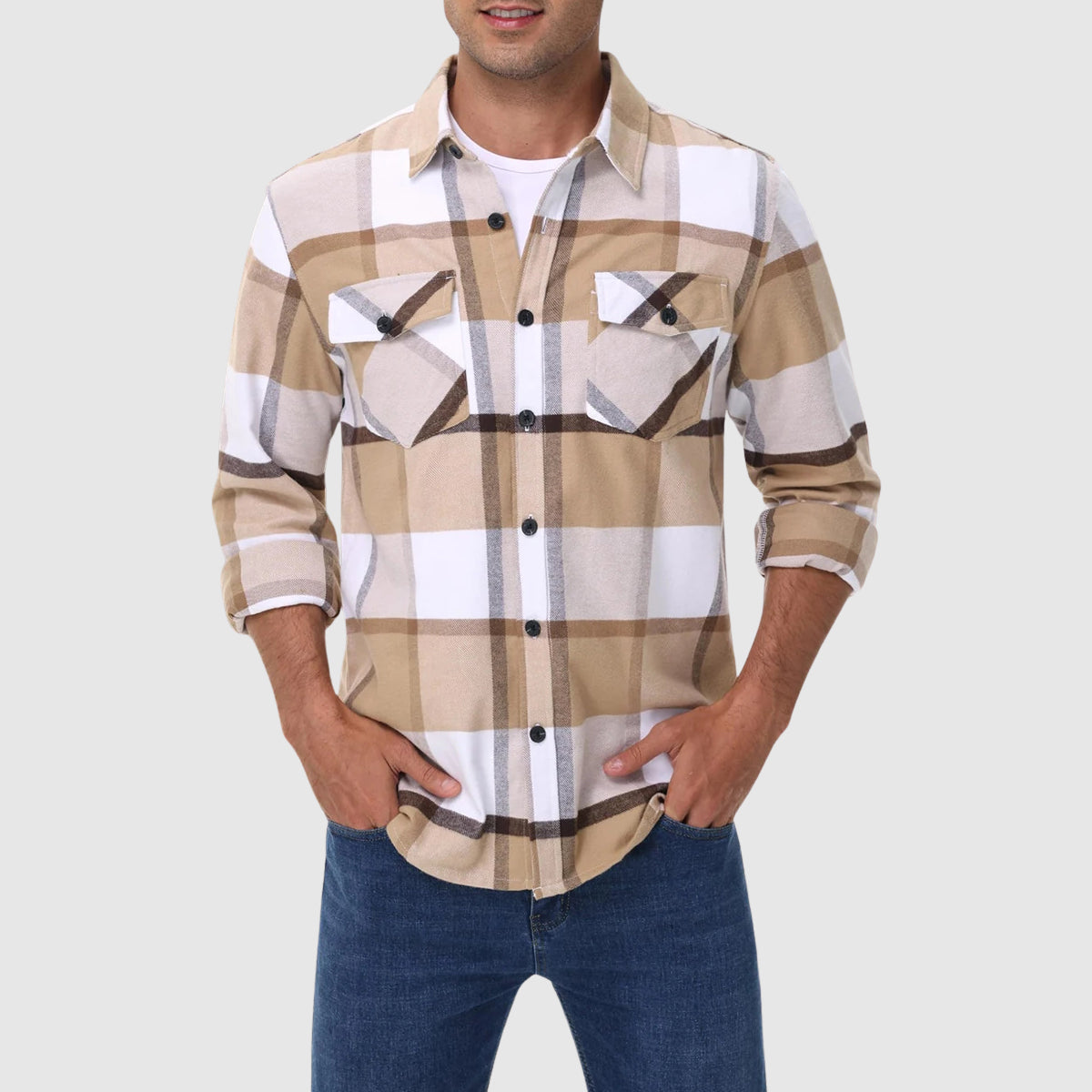 Alessandro Veneti Metro Check Flannel Shirt
