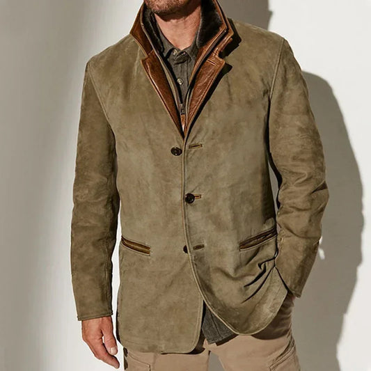 Alessandro Veneti Vintage Suede Coat