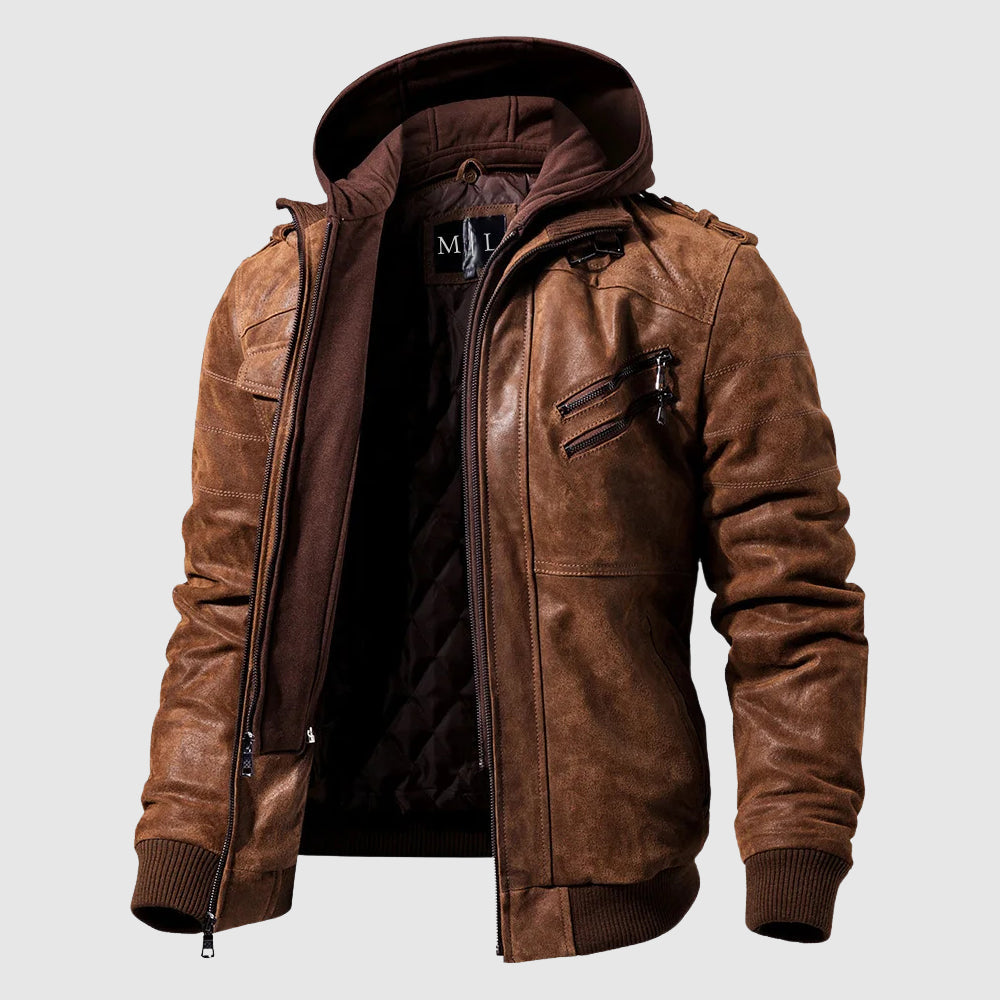 Lorenzo Vitali Ironwood Leather Jacket